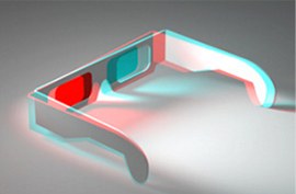 3d paper glasses