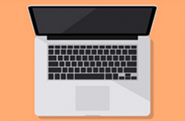 illistrated mac laptop