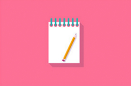 illistrated note pad